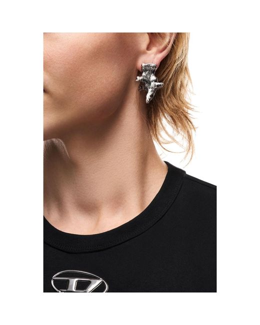 DIESEL Gray Ohrstecker