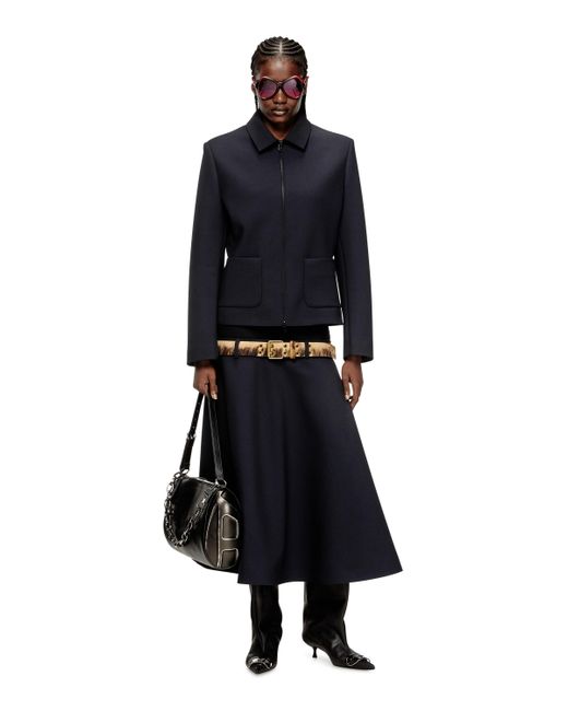 DIESEL Blue Collared Jacket