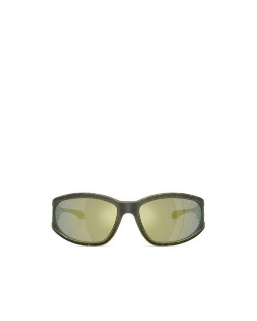 DIESEL Green Rectangular Sunglasses