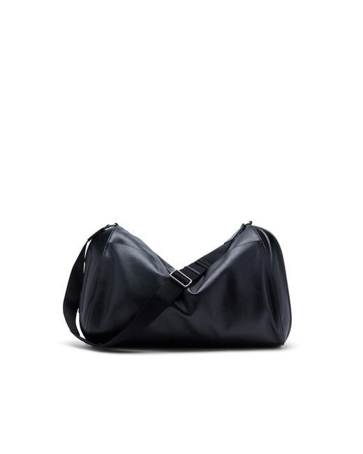 DIESEL Black Load-D-Duffle Bag With Hard-Shell Logo Sides