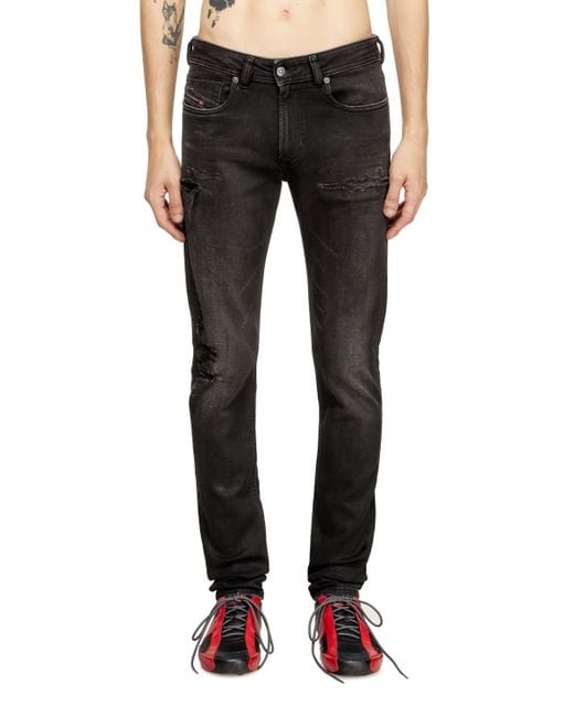 メンズ DIESEL スキニー Jeans Black