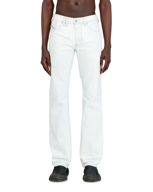 DIESEL White Regular Jeans Low Waist 1985 Larkee, Light, Button Fly for men