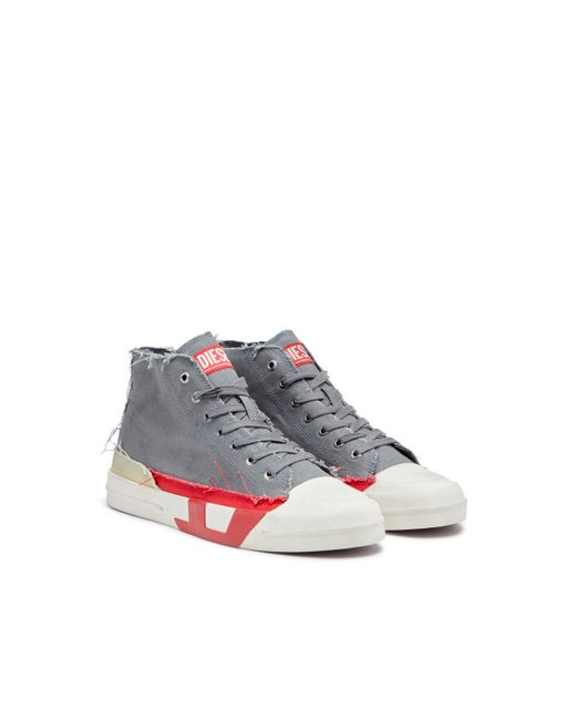 メンズ DIESEL S-d-verse Mid スニーカー Gray