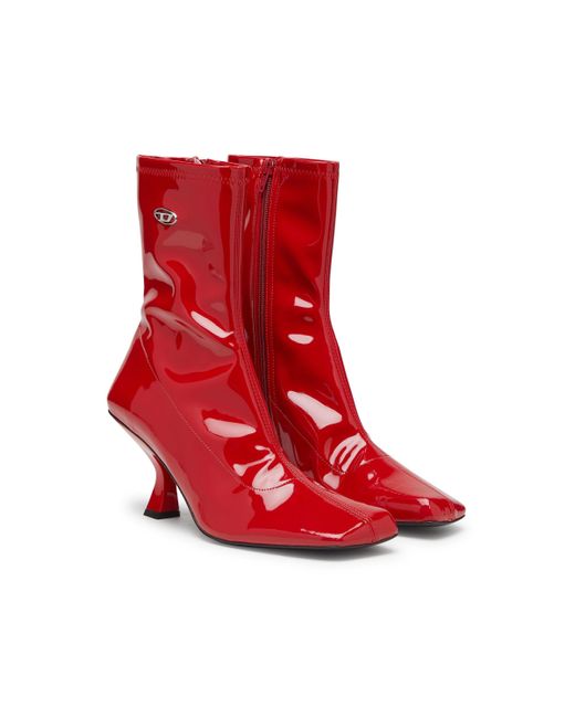 DIESEL ショートブーツ Red