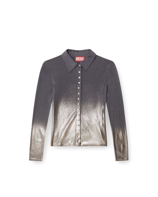 DIESEL 長袖シャツ Gray