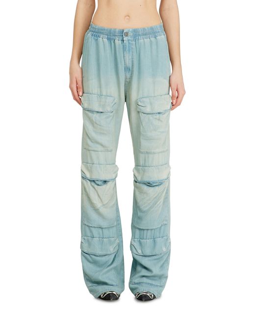 DIESEL Blue Regular Jeans Regular Waist D-Pocky, Light, Zip Fly