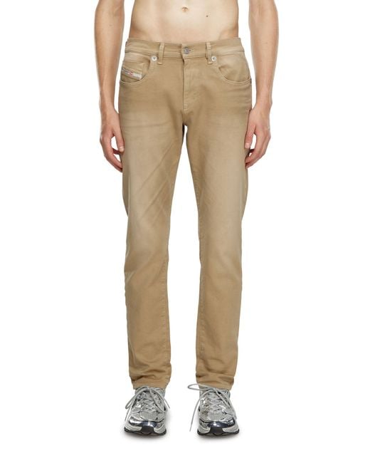 DIESEL Natural Slim Regular Waist 2060 D-Strukt Joggjeans, Colored, Zip Fly for men