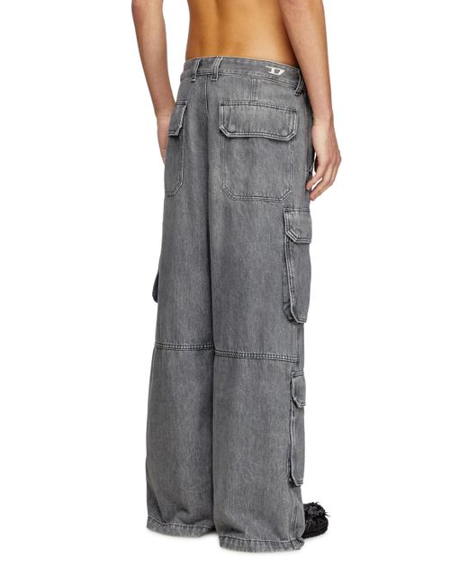 メンズ DIESEL Relaxed Jeans Gray