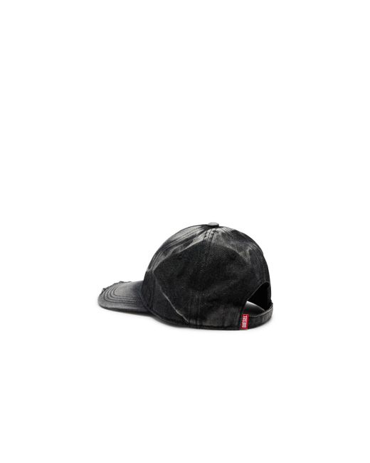 DIESEL Black Baseball Cap for men