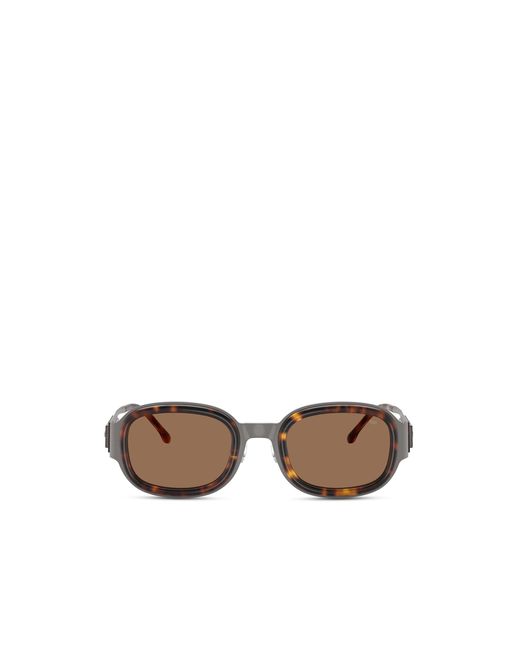 DIESEL White Square Sunglasses