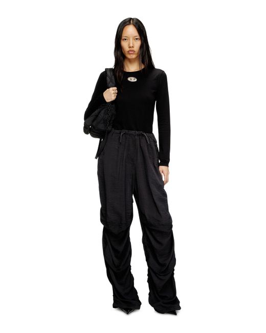 DIESEL 長袖Tシャツ Black
