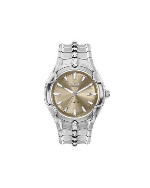 DIESEL White Vert Stainless Steel Watch for men