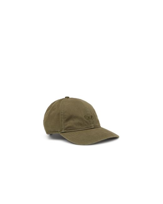 DIESEL Green Baseball Cap for men