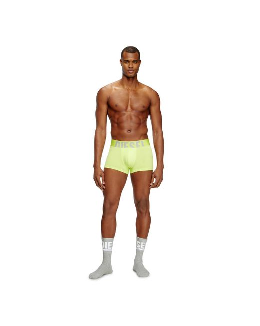 DIESEL Green Three-Pack Boxer Briefs for men