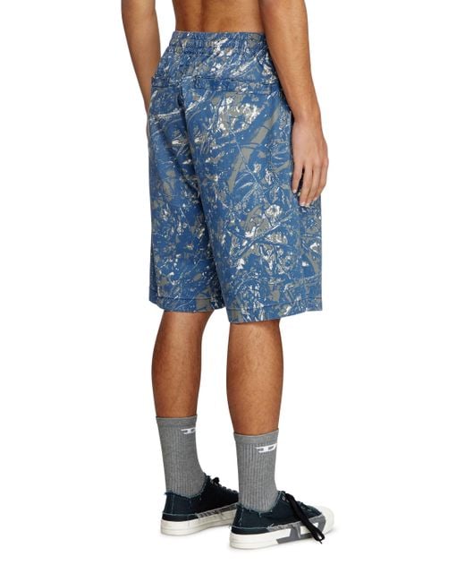 メンズ DIESEL ハーフパンツ Blue