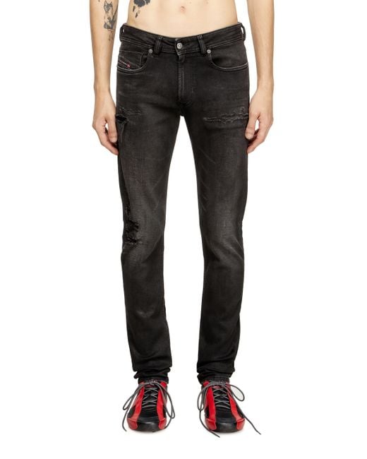 メンズ DIESEL スキニー Jeans Black