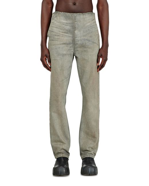 DIESEL Green Slim Jeans Regular Waist D-Thanor, /Dark, Zip Fly for men