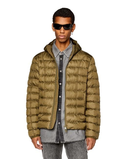 Diesel hooded bomber jacket Clearance