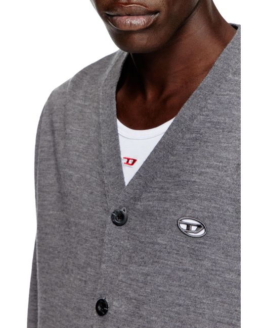 メンズ DIESEL カーディガン Gray
