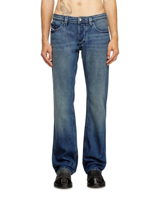 DIESEL Blue Regular Jeans Low Waist 1985 Larkee, Dark, Button Fly for men
