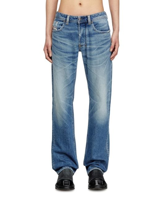 DIESEL Blue Regular Jeans for men
