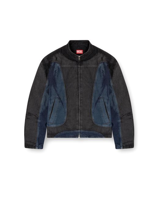 メンズ DIESEL Biker-Style Jacket Black