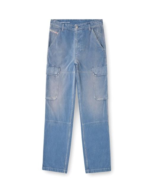 メンズ DIESEL レギュラー Jeans Blue
