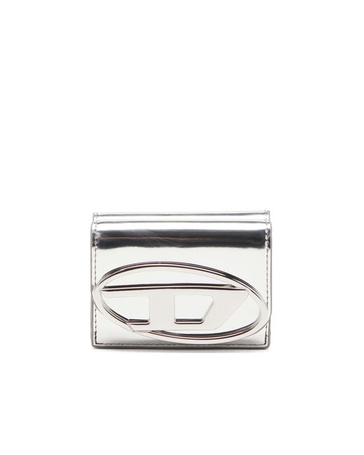 DIESEL White Tri-Fold Wallet