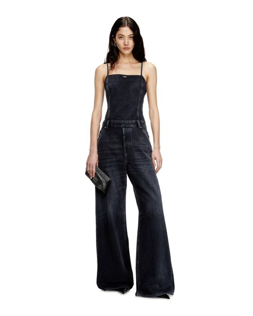 DIESEL Strappy Jumpsuit Blue
