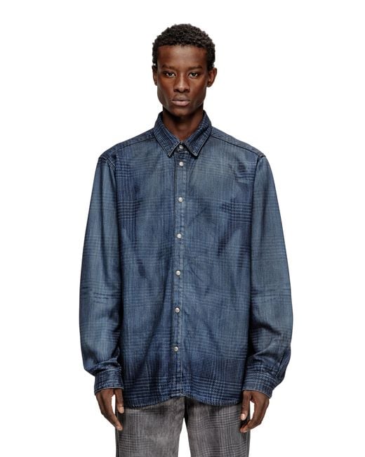 DIESEL Blue Shirt for men