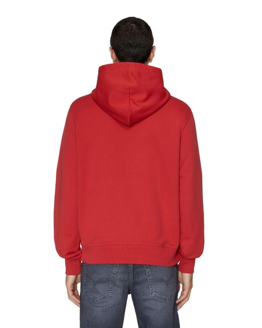 S-ginn hoodie DIESEL en coloris Rouge Femme Vêtements Articles de sport et dentraînement Sweats à capuche 