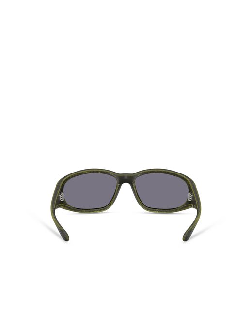 DIESEL Green Rectangular Sunglasses