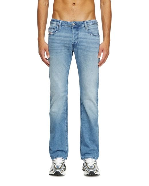 DIESEL Blue Bootcut Jeans Low Waist 2007 Zatiny, Light, Button Fly for men
