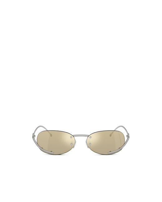 DIESEL Yellow Oval Sunglasses