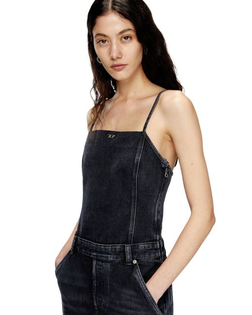 DIESEL Strappy Jumpsuit Blue