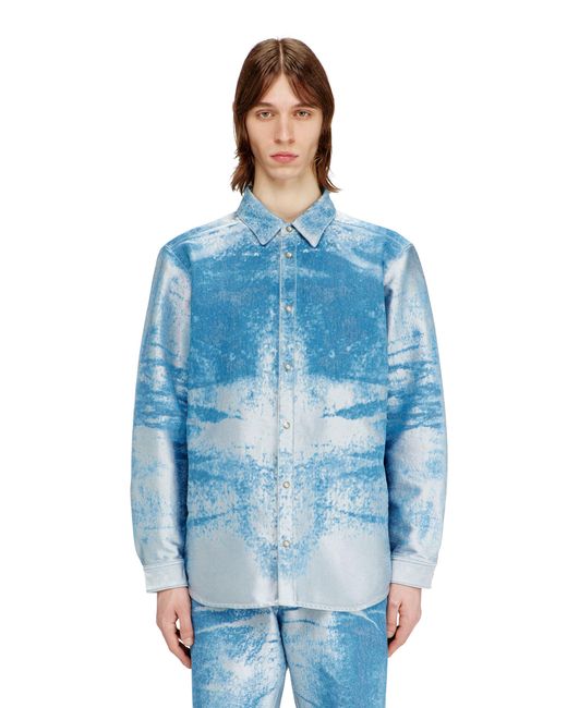 DIESEL Blue Shirt for men