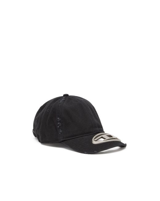 Gorra De Béisbol Con Placa De Metal Oval D DIESEL de hombre de color Black