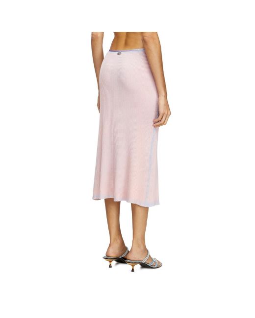 DIESEL Pink Wrap Skirt