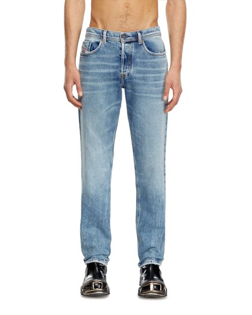 DIESEL Blue Tapered Jeans for men