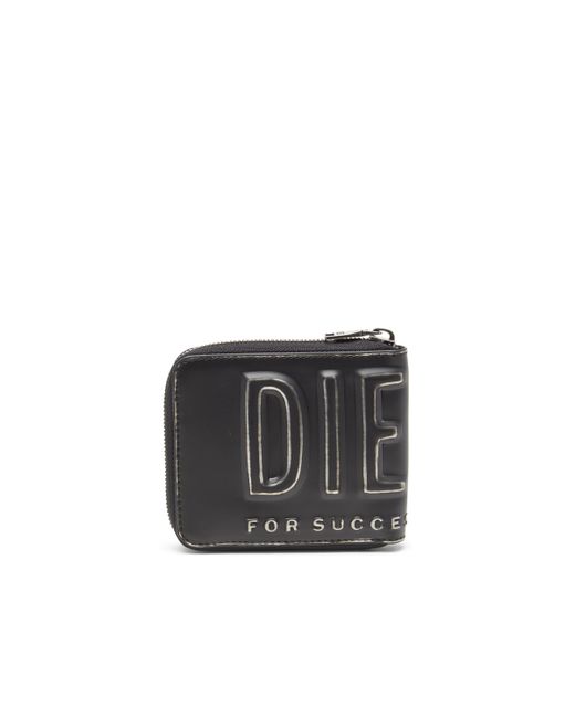 メンズ DIESEL 二つ折りウォレット Black