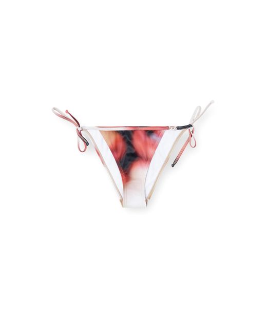 DIESEL Bikini Bottoms With Blurred Print Blue