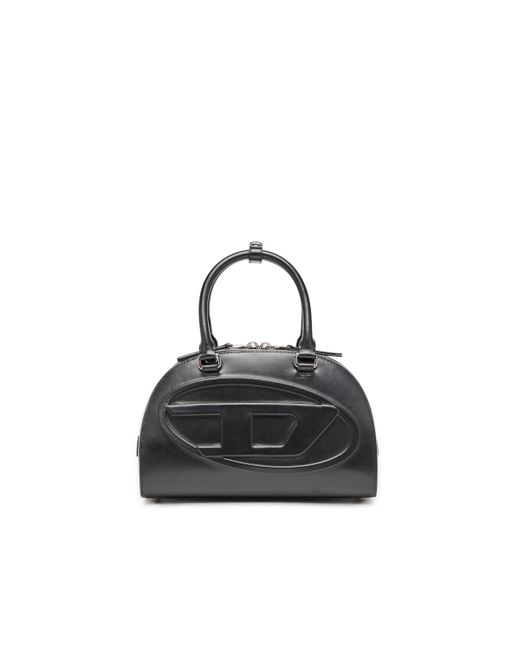 DIESEL Black 1Dr Dome-Bowling-Tasche Aus Leder