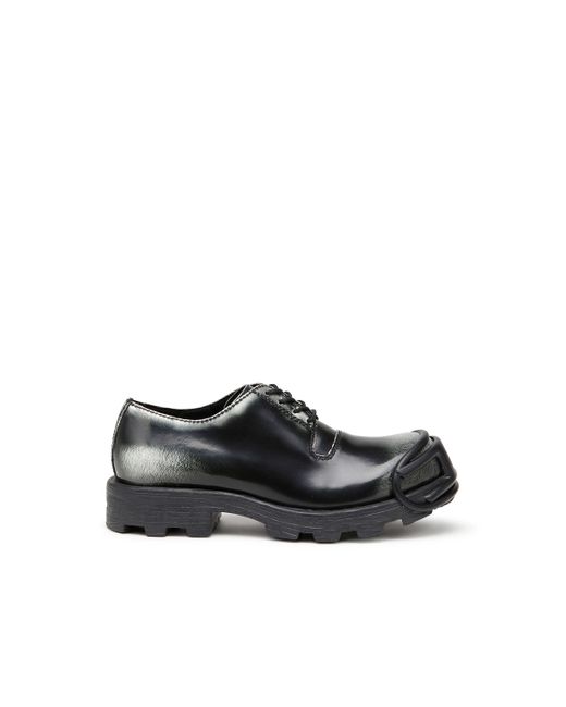 DIESEL Black D-Hammer-Derby Shoes for men