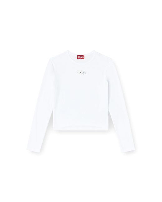 DIESEL 長袖Tシャツ White