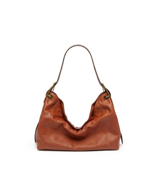 DIESEL Brown D-Line-Shoulder Bag