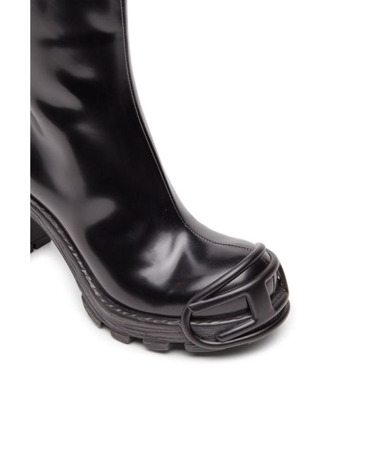DIESEL D-Hammer-High-Heel Boots Black