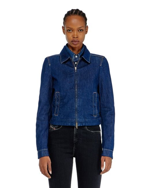 DIESEL Blue Coach Jacket