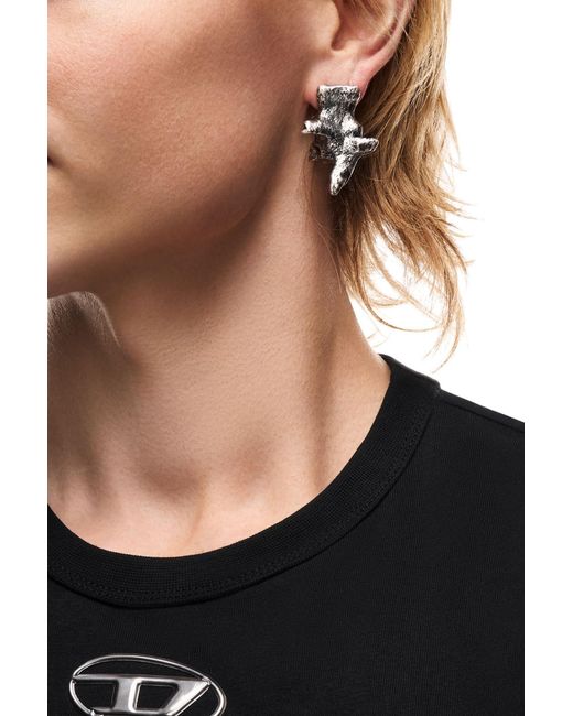 DIESEL Gray Ohrstecker