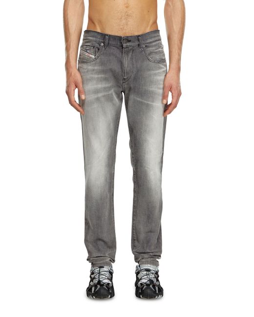 DIESEL Gray Slim Jeans for men