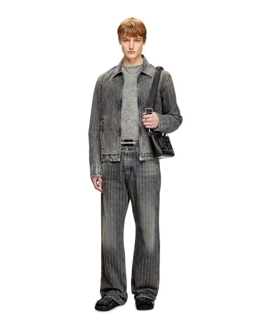 メンズ DIESEL Blouson Jacket Gray